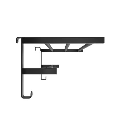 HF SHEFFIELD rätikuhoidja vannitoa radiaatorile 52x28,4 cm must