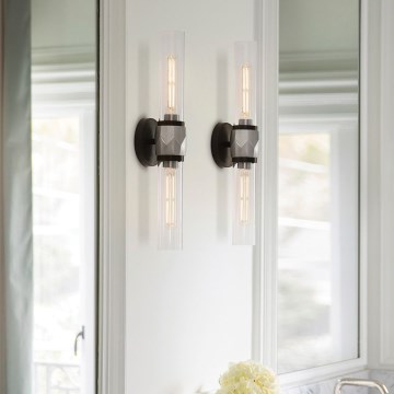 Hinkley - ELLISON vannitoa seinavalgusti 2xE27/40W/230V IP44 must