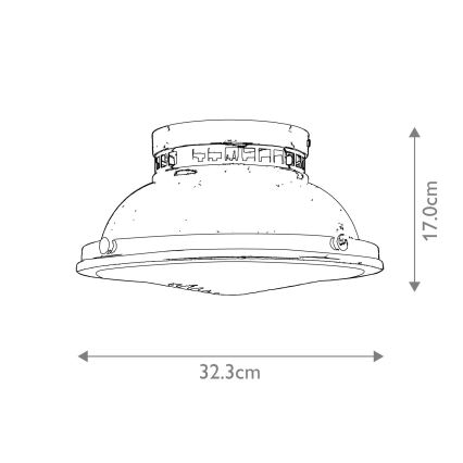 Hinkley - Laevalgusti AMELIA 2xE27/40W/230V läikiv kroom