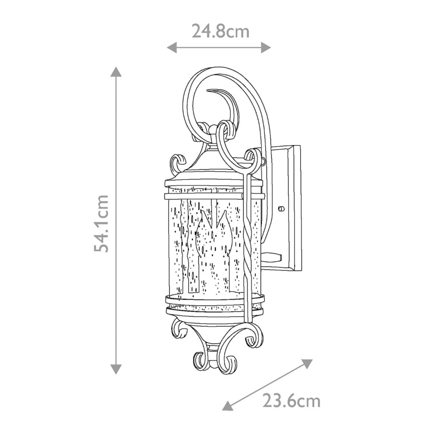 Hinkley - Väli seinavalgusti CASA 2xE14/40W/230V IP44