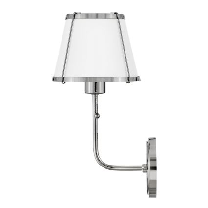 Hinkley - Seinavalgusti CLARKE 1xE27/40W/230V läikiv kroom/valge