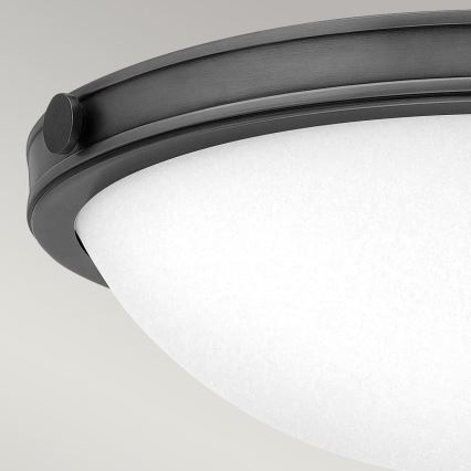 Hinkley - laelamp COLLIER 2xE27/40W/230V läbimõõt 34,6 cm must