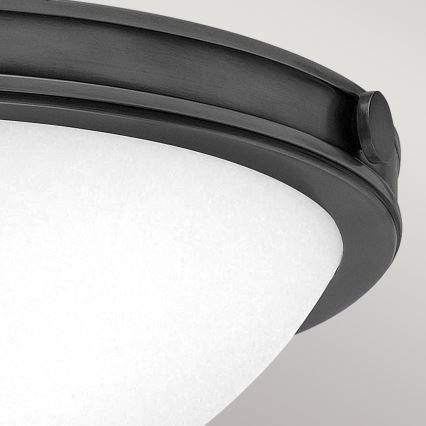 Hinkley - laelamp COLLIER 2xE27/40W/230V läbimõõt 34,6 cm must