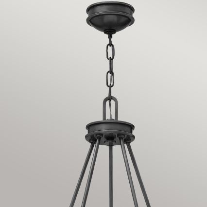 Hinkley - ketiga ripplühter COLLIER 5xE27/40W/230V läbimõõt 68,5 cm must