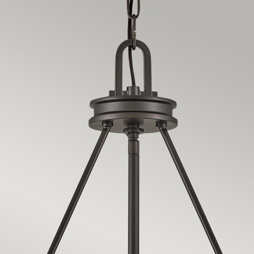 Hinkley - ketiga ripplühter COLLIER 5xE27/40W/230V läbimõõt 68,5 cm must