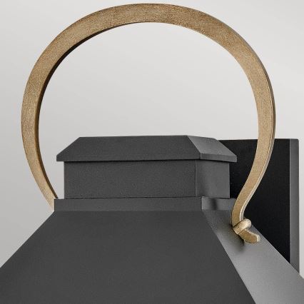 Hinkley - Välisseinavalgusti DAWSON L 2xE14/40W/230V IP44 must