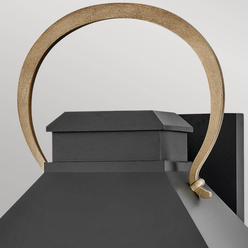 Hinkley - Välisseinavalgusti DAWSON L 2xE14/40W/230V IP44 must