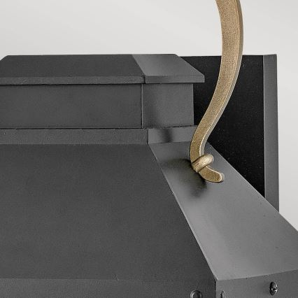 Hinkley - välisseinale paigaldatav seinavalgusti DAWSON M 1xE27/60W/230V IP44 must