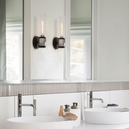 Hinkley - Vannitoa seinavalgusti ELLISON 1xE27/40W/230V IP44 must