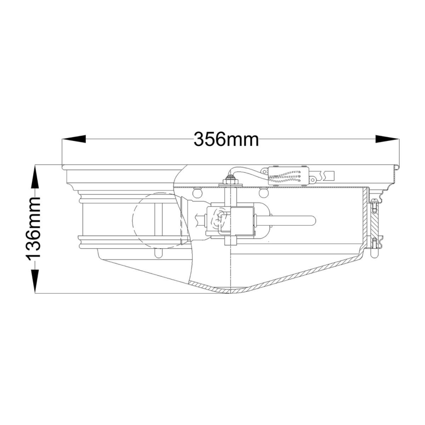 Hinkley - Laevalgusti HADLEY 3xE27/40W/230V läikiv kroom