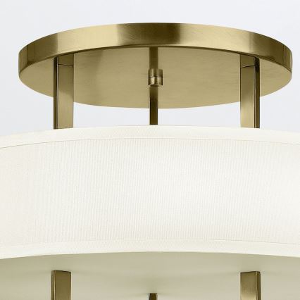 Hinkley - Laevalgusti HAMPTON 3xE27/60W/230V, läbimõõt 50,8 cm, kuldne