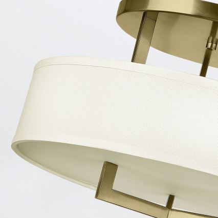 Hinkley - Laevalgusti HAMPTON 3xE27/60W/230V, läbimõõt 50,8 cm, kuldne