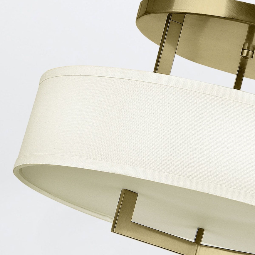 Hinkley - Laevalgusti HAMPTON 3xE27/60W/230V, läbimõõt 50,8 cm, kuldne
