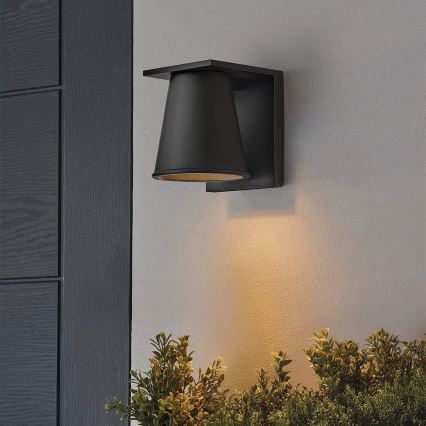 Hinkley - LED Väli seinavalgusti HANS 1xGU10/8W/230V IP44 must