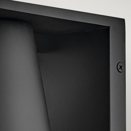 Hinkley - LED Väli seinavalgusti HANS 1xGU10/8W/230V IP44 must