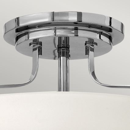 Hinkley - Pinnapealne lühter HARPER 3xE27/60W/230V, läbimõõt 36,6 cm, läikiv kroom