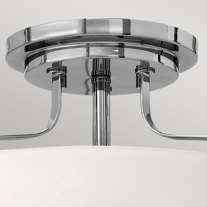 Hinkley - Pinnapealne lühter HARPER 3xE27/60W/230V, läbimõõt 36,6 cm, läikiv kroom