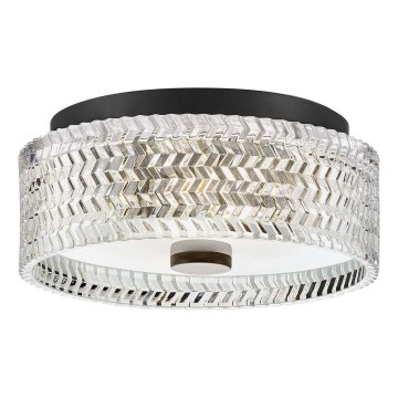 Hinkley - Laevalgusti ELLE 2xE27/60W/230V d. 30,5 cm must