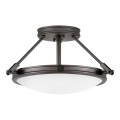 Hinkley - Pinnapealne lühter COLLIER 3×E14/40W/230V, läbimõõt 41,7 cm, must