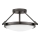 Hinkley - Pinnapealne lühter COLLIER 3×E14/40W/230V, läbimõõt 41,7 cm, must
