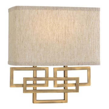 Hinkley - seinavalgusti LANZA 2xE14/40W/230V pronksviimistlusega