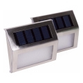 HÖFFTECH - KOMPLEKT 2x LED päikesepaneeliga seinavalgusti LED/1,2V 400 mAh IP44