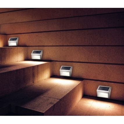 HÖFFTECH - KOMPLEKT 2x LED päikesepaneeliga seinavalgusti LED/1,2V 400 mAh IP44