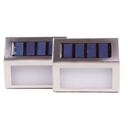 HÖFFTECH - KOMPLEKT 2x LED päikesepaneeliga seinavalgusti LED/1,2V 400 mAh IP44