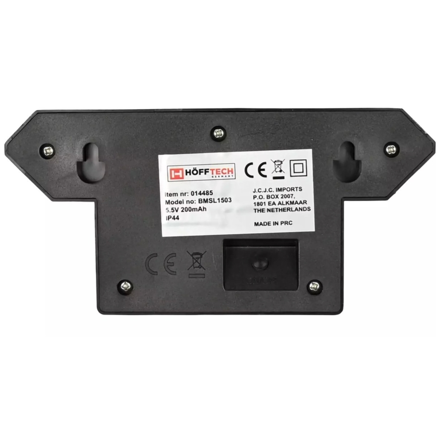 HÖFFTECH - LED päikesepaneeliga seinavalgusti liikumis- ja hämarusanduriga LED/5,5V 200 mAh IP44