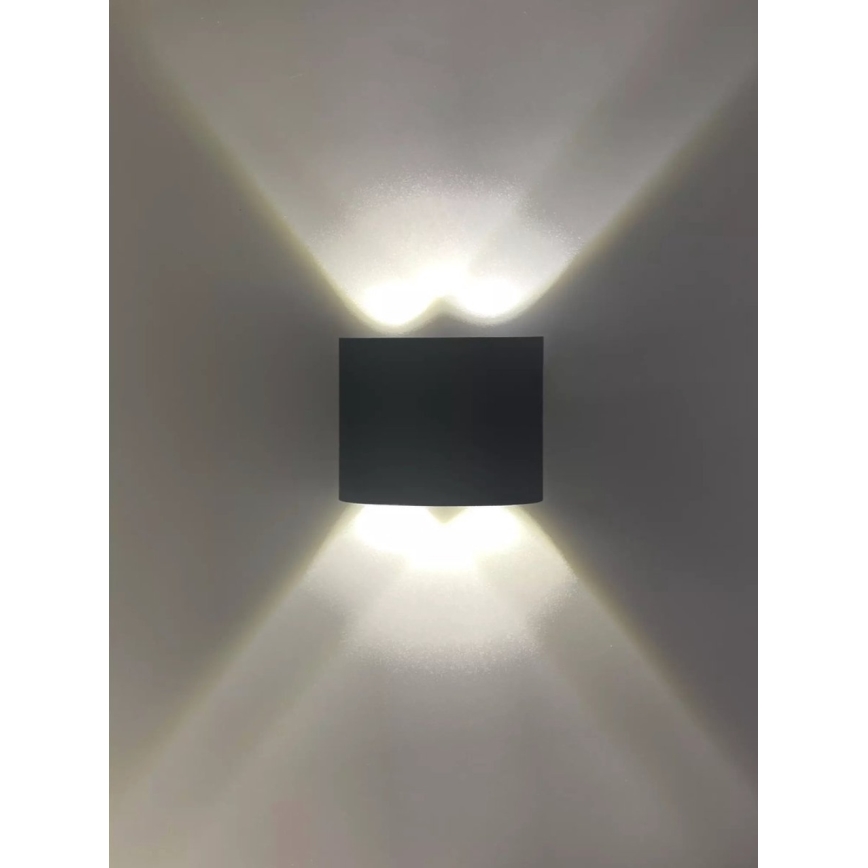 HÖFFTECH - LED-välisseinavalgusti UP&DOWN 4xLED/1W/230V IP65