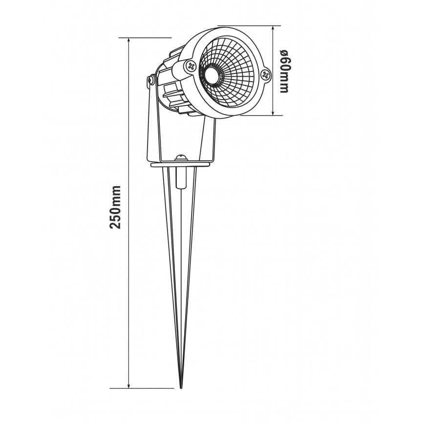 HÖFFTECH - LED välisvalgusti LED/5W/230V IP65
