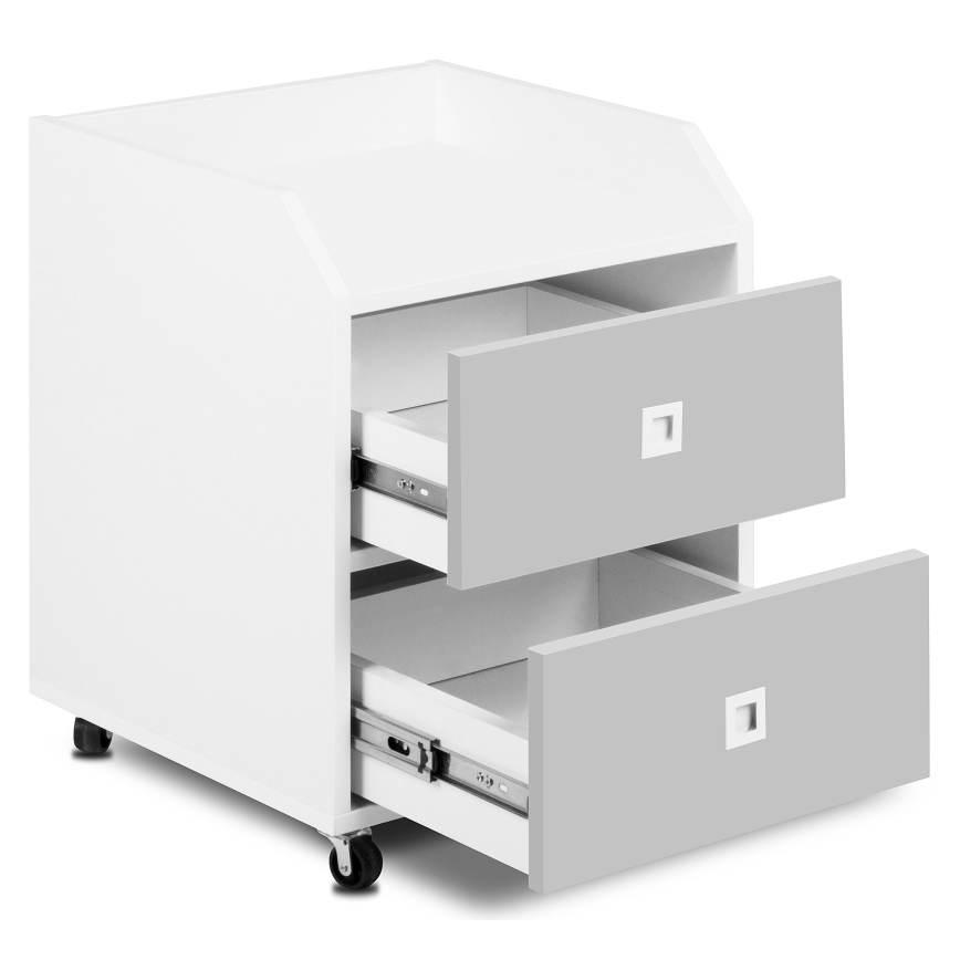 Hoiukapp lastetuppa MIRUM 54,2x42,4 cm valge/hall