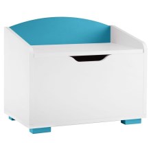 Hoiukapp lastetuppa PABIS 50x60 cm valge/sinine
