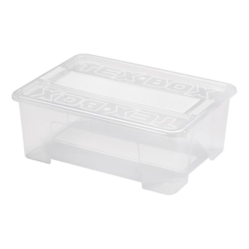 Hoiukast TEX BOX 10 l läbipaistev