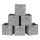 Hoiukastide komplekt 6 tk CURAN 30x30x30 cm hall