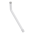 Hoob peeglitele 1x14,8 cm roostevaba teras/valge