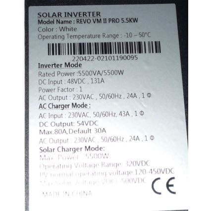 Hübriid pingemuundur 5500W/48V
