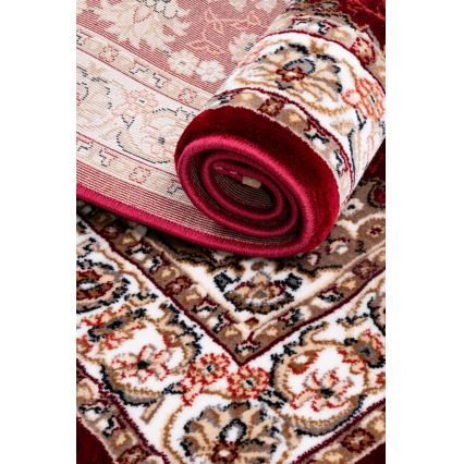 Idamaine vaip DUBAI 80x150 cm 2300 g/m2 mitmevärviline/punane