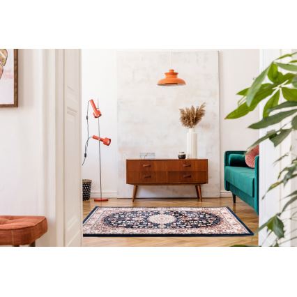 Idamaine vaip DUBAI 80x150 cm 2300 g/m2 tumesinine