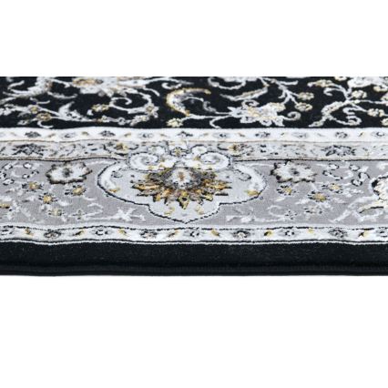 Idamaine vaip GRECE 120x170 cm 2150 g/m2 must/hall/valge