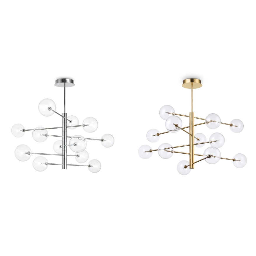 Ideal Lux - Asendusklaas lüstri ja lambi jaoks EQUINOXE, läbimõõt 15 cm, läbipaistev