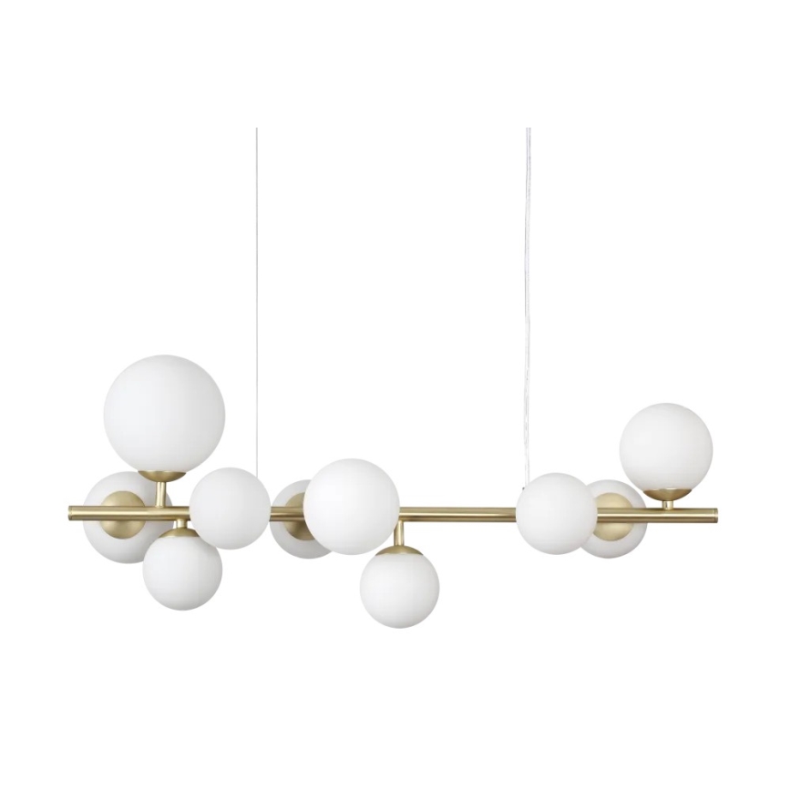 Ideal Lux - Asenduslambivari lühtrile/valgustile/lambile PERLAGE, läbimõõt 12 cm, valge