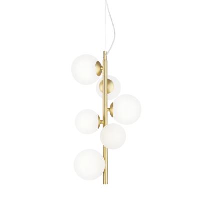 Ideal Lux - Asenduslambivari lühtrile/valgustile/lambile PERLAGE, läbimõõt 12 cm, valge