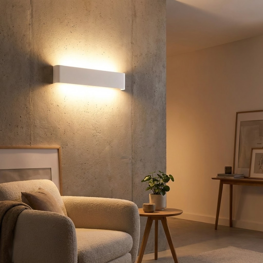 Ideal Lux - DELTA LED seinavalgusti, 37 W, 230 V, 3000 K, 110 cm, CRI 90, valge