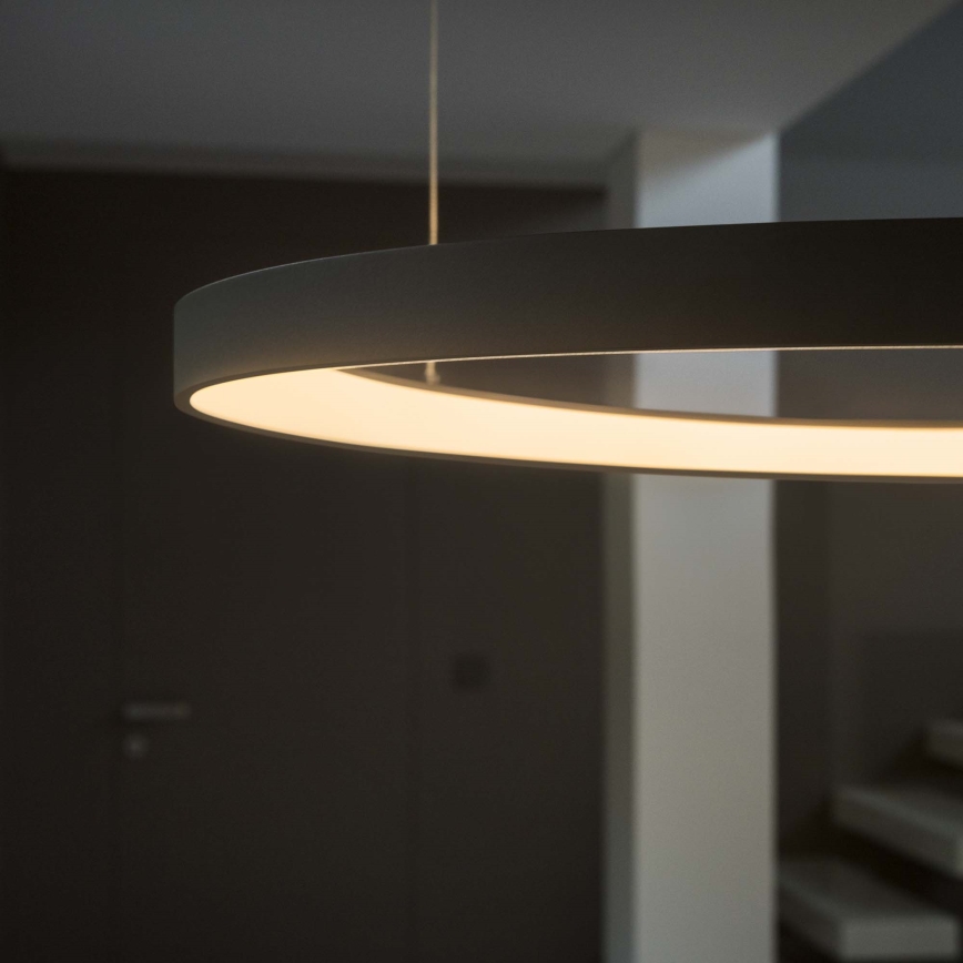 Ideal Lux - GEMINI LED-lühter kaabliga, 78 W, 230 V, 2700 K, Ø 105 cm, CRI 90, must