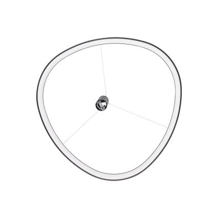 Ideal Lux - GEMINI LED rippvalgusti kaablile, 47W/230V, 2700K, läbimõõt 61 cm, CRI 90, must