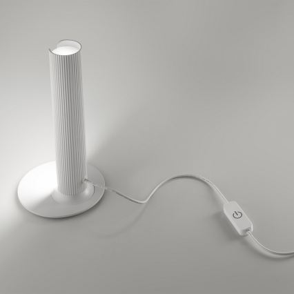Ideal Lux - Hämardatav LED-laualamp DORICA LED/8W/230V CRI 90 valge