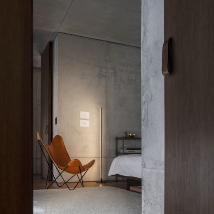 Ideal Lux - hämardatav LED-põrandalamp YOKO LED/16W/230V CRI 90 must