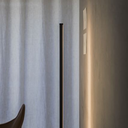 Ideal Lux - hämardatav LED-põrandalamp YOKO LED/16W/230V CRI 90 must