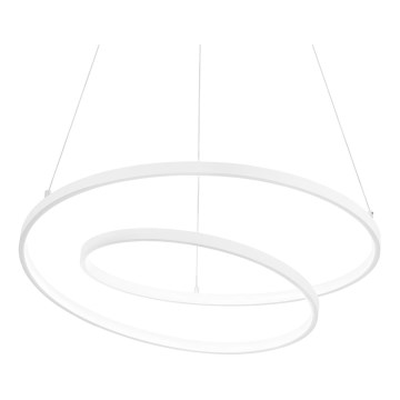 Ideal Lux - Hämardatav LED-ripplamp kaablil OZ LED/55W/230V, läbimõõt 80 cm, CRI 90, valge